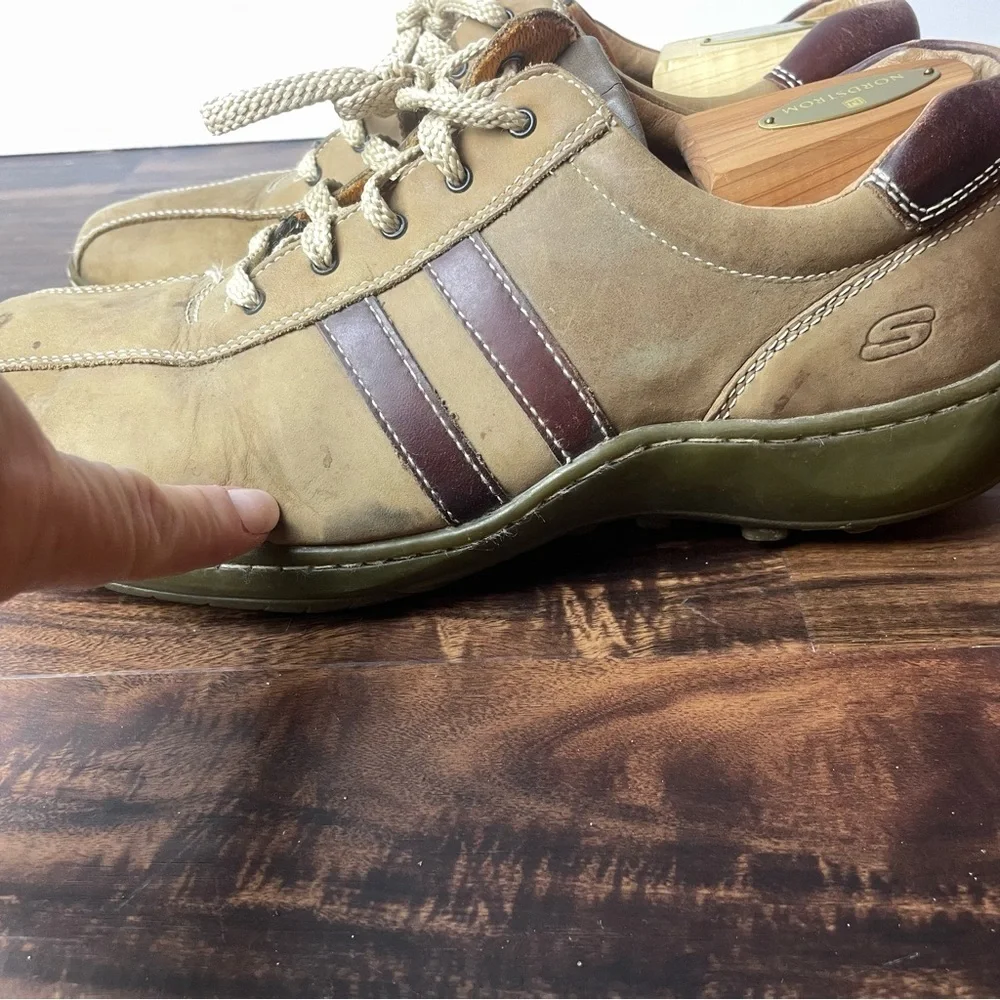 Skechers Brown Suede Textured Sole Men's Size 10 - Picture 8 of 13